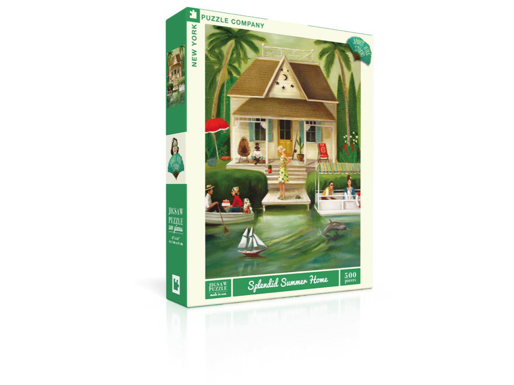 New York Puzzle Company Puzzle Beautiful Summer House - 500 pieces